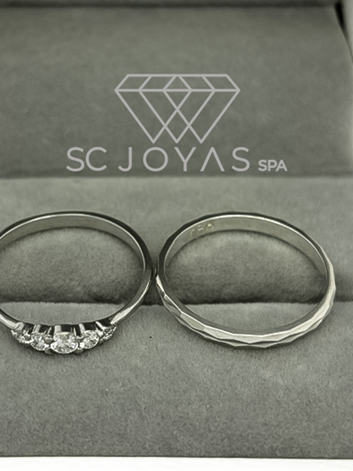 Anillos de Compromiso en Plata o Promesa con Moissanitas 4