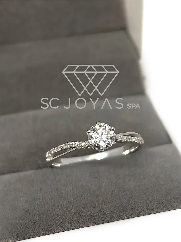 Anillo de Compromiso en Plata-Moissanitas-Sp-04 1