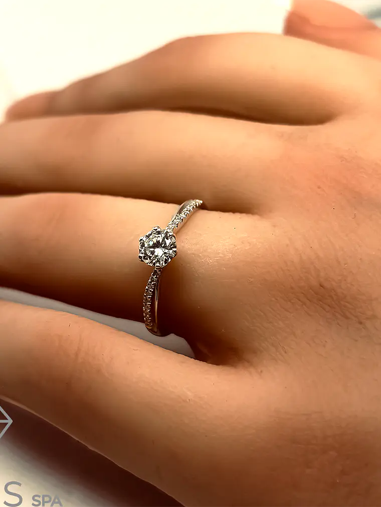 Anillo de Compromiso en Plata-Moissanitas-Sp-04 4