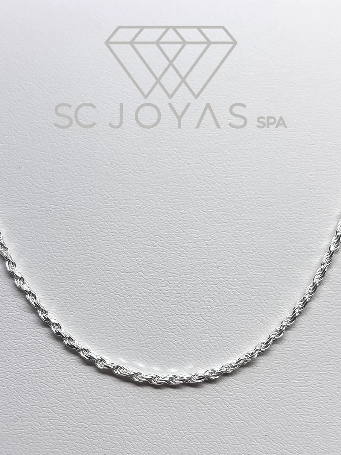 Cadena de Plata Ley 925 - Turbillón - CM45 - 02 2