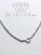 Cadena de Plata ley 925 - Singapur - CM45-04  - Miniatura 3