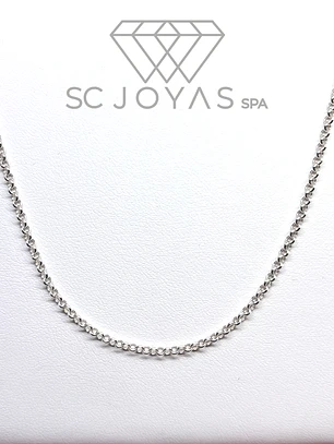 Cadena de Plata ley 925 Rolo - CP03- 50CM