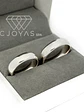 Argollas de Matrimonio - Plata de ley 950 - Par - Ap-02 - thumbnail 1