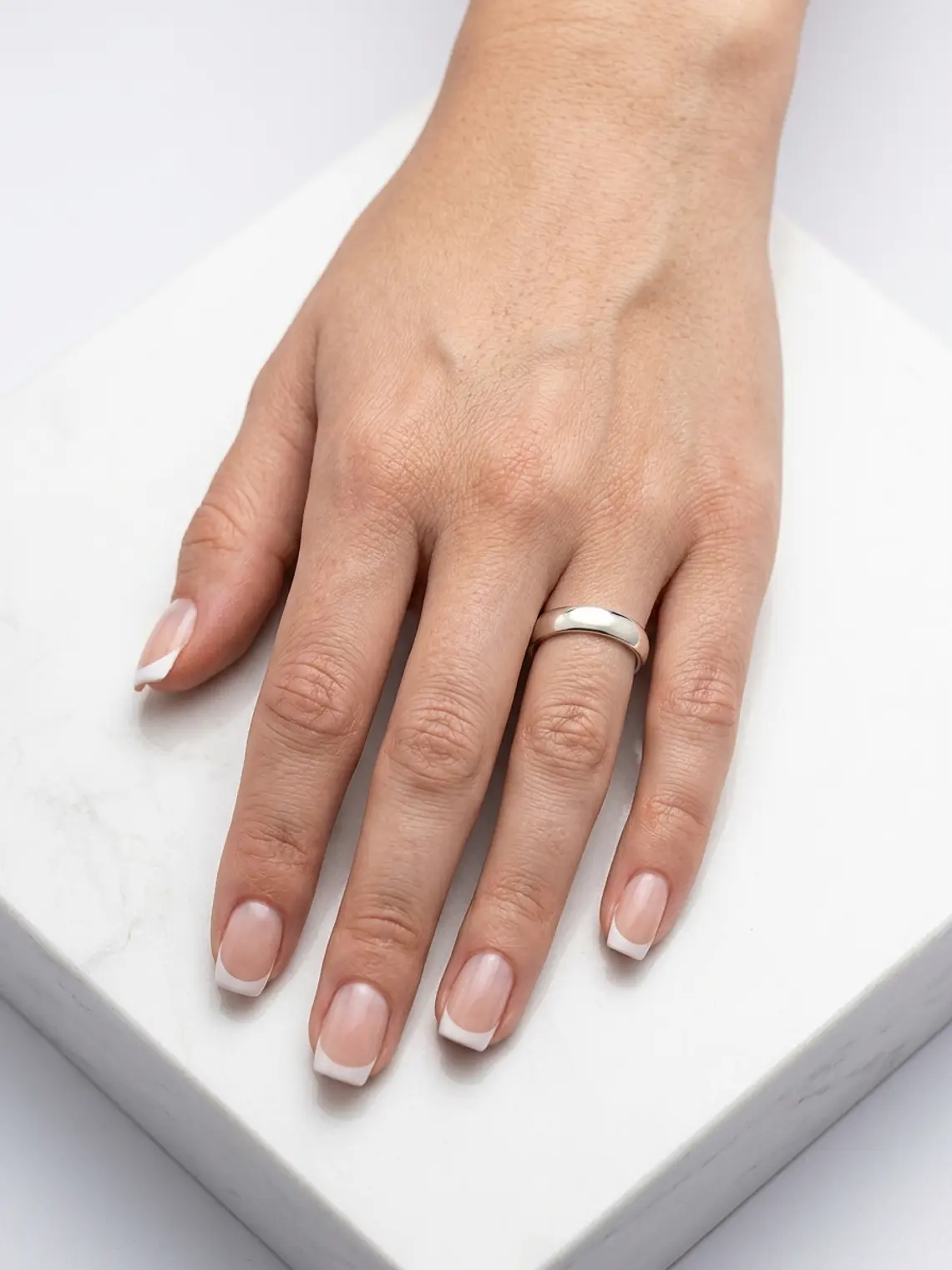Argollas de Matrimonio - Plata de ley 950 - Par - Ap-02 2