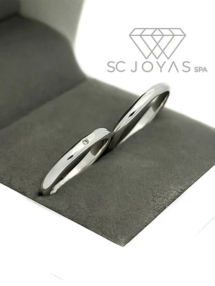 Anillos de Compromiso - ilusiones - Anillos Promesa - Par - Ap-13