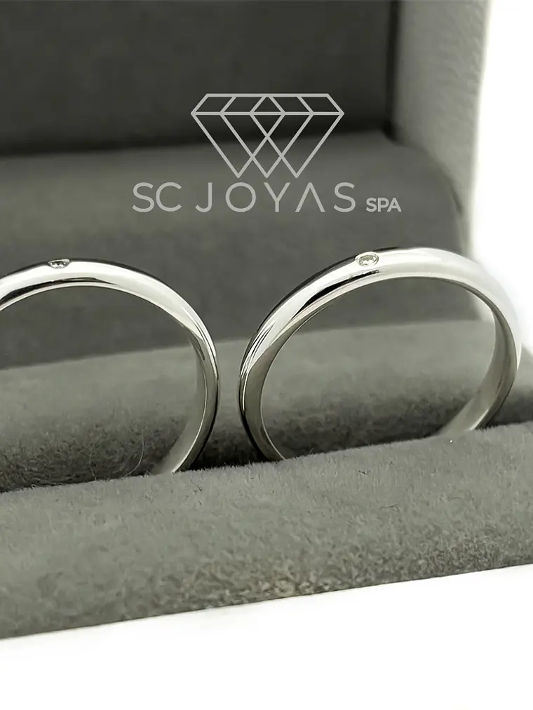 Anillos de Compromiso, ilusiones o Anillos Promesa - Par - Ap-09 3