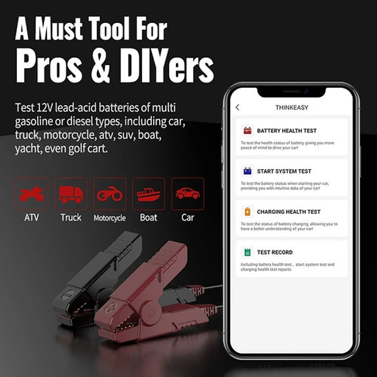 Accesorio Thinkcar Probador De Baterías 2