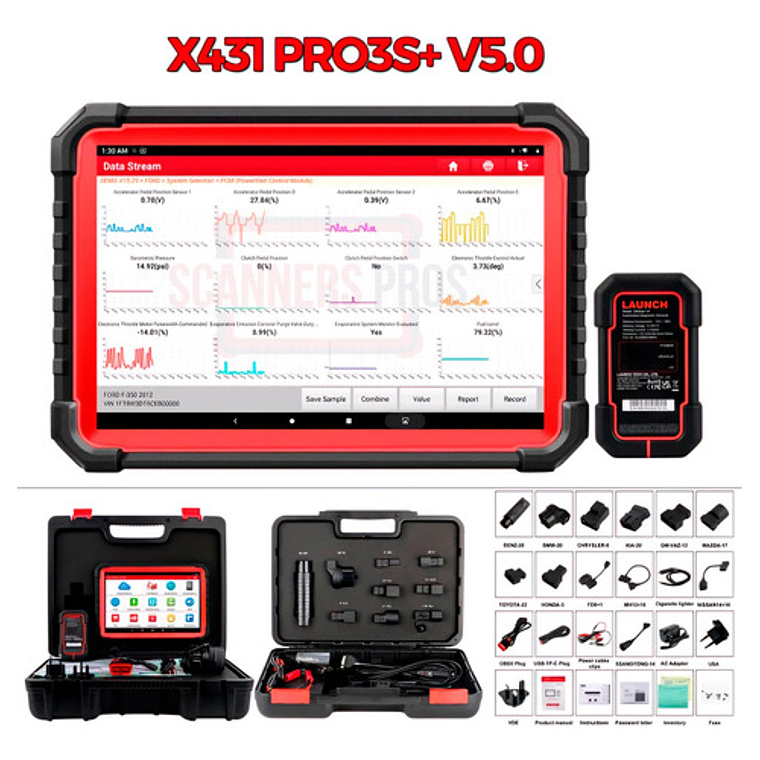 Scanner Automotriz Launch X431 Pro3 S 12v Última Versión 2