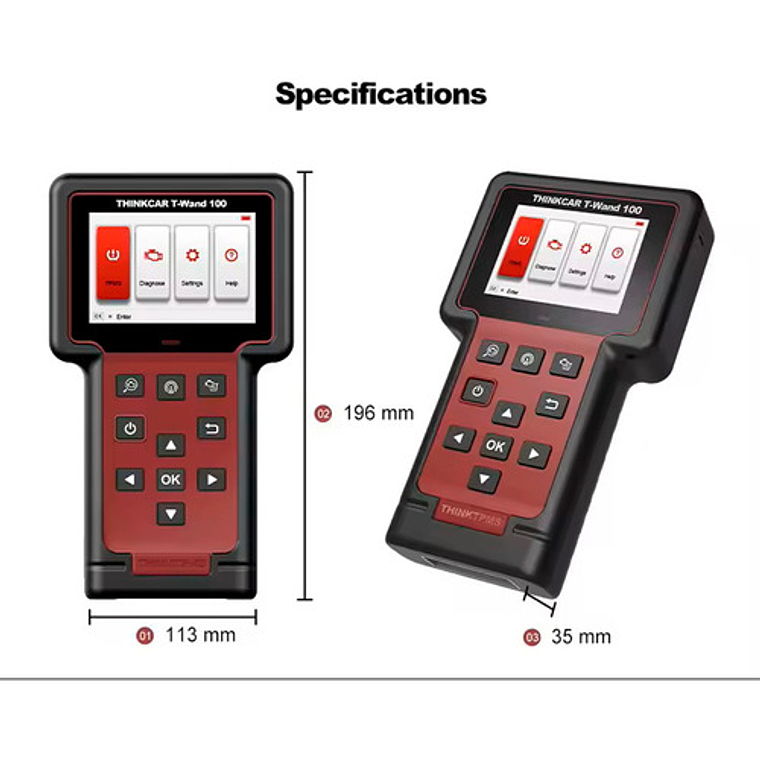Programador De Tpms Thinkcar T-wand 100 3