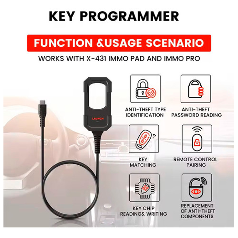 Accesorio Launch Key Programmer 3