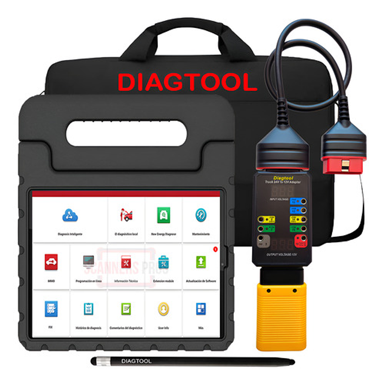 Scanner Automotriz Multimarca Profesional Diagtool 12v Y 24v 1