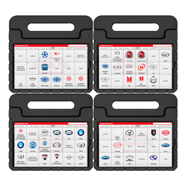 Scanner Automotriz Multimarca Profesional Diagtool 12v Y 24v 6