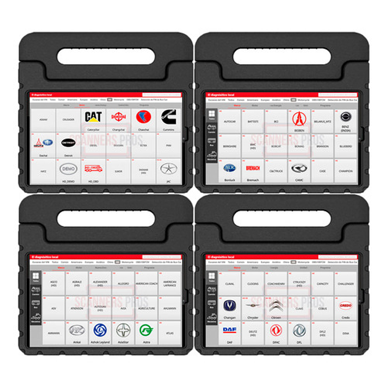 Scanner Automotriz Multimarca Profesional Diagtool 12v Y 24v 7