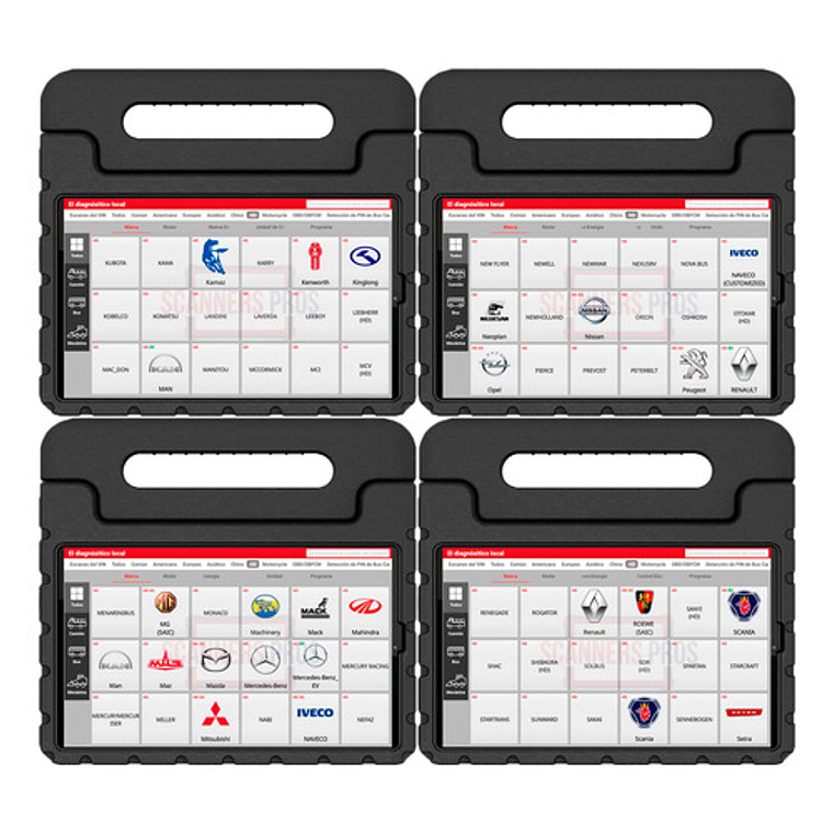 Scanner Automotriz Multimarca Profesional Diagtool 12v Y 24v 9