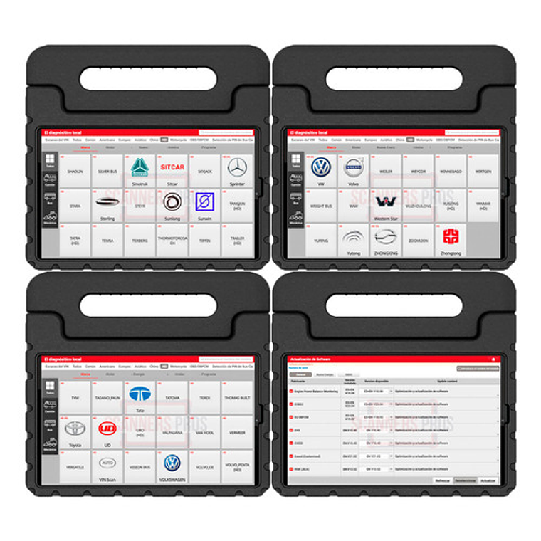 Scanner Automotriz Multimarca Profesional Diagtool 12v Y 24v 10