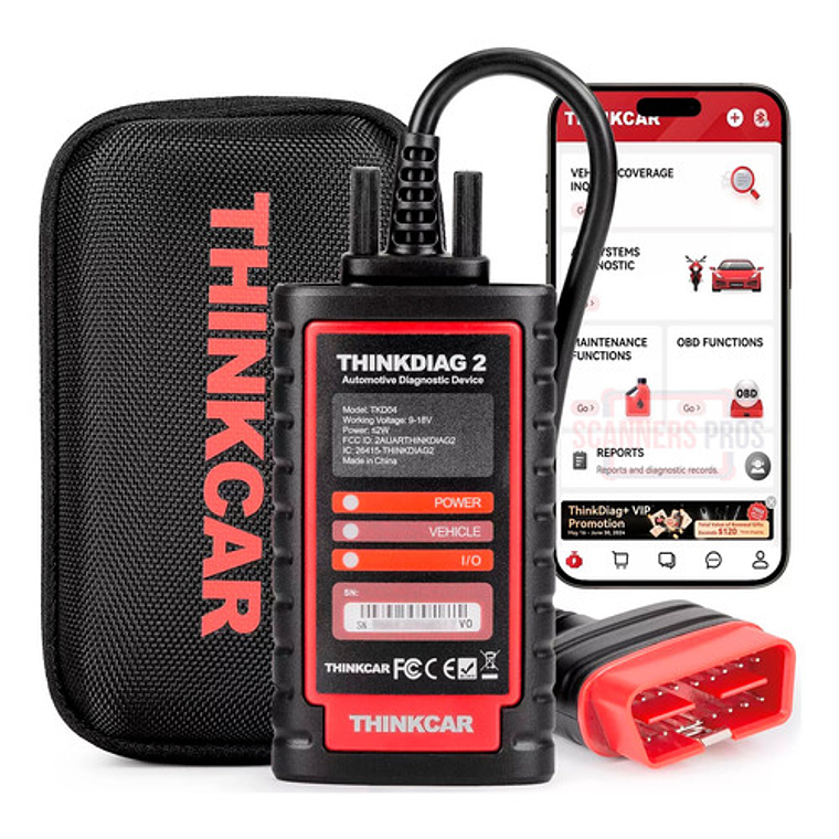 Scanner Obd2 Automotriz Multimarca Thinkdiag Última Versión 1