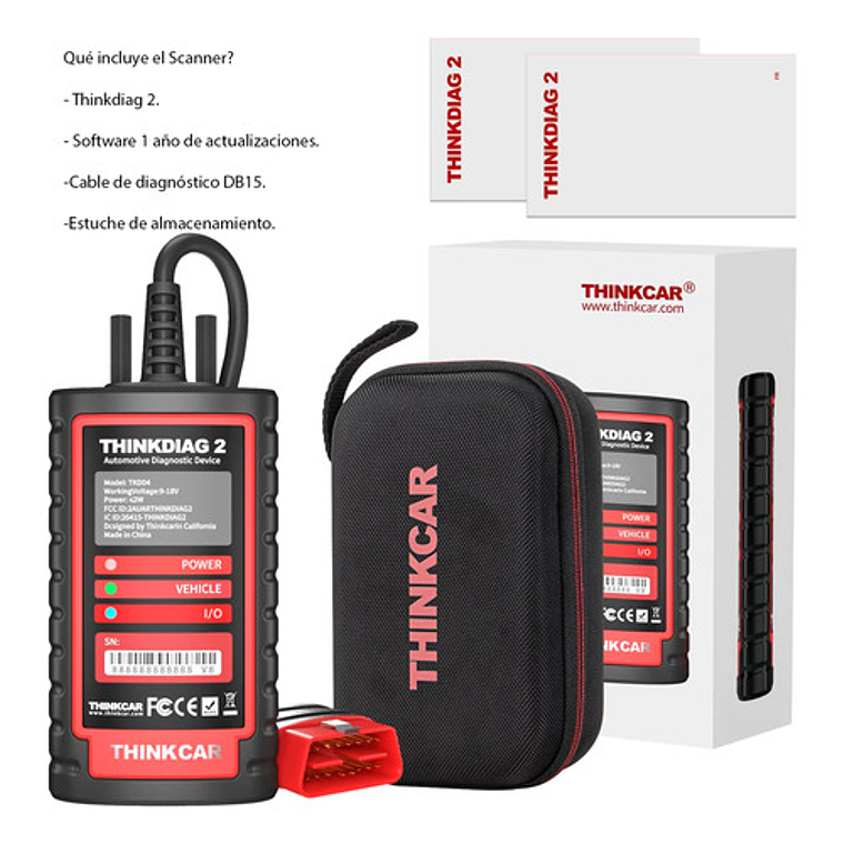 Scanner Obd2 Automotriz Multimarca Thinkdiag Última Versión 2