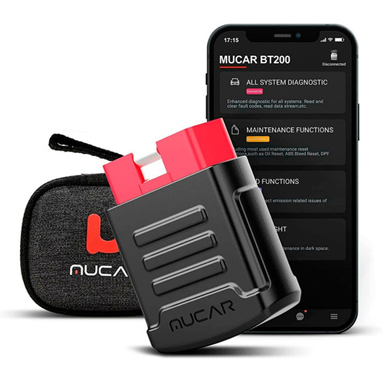 Scanner Automotriz Obd2 Mucar Bt200 Pro Todas Marcas Libres 1