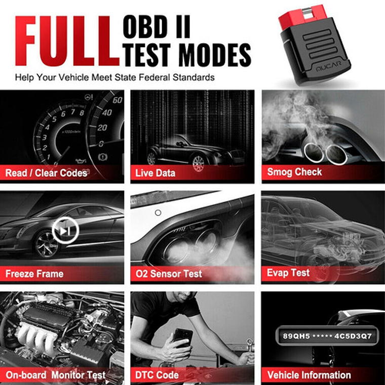 Scanner Automotriz Obd2 Mucar Bt200 Pro Todas Marcas Libres 6