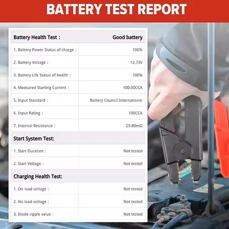 Accesorio Launch Probador De Baterías Bst-360 5