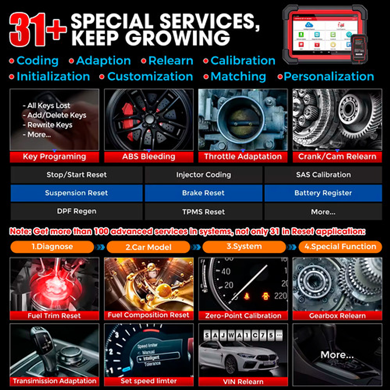 Scanner Automotriz Launch Crp 919ebt Obd2 12v Última Versión 4