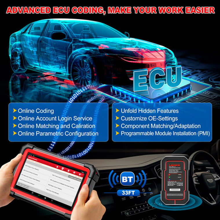 Scanner Automotriz Launch Crp 919ebt Obd2 12v Última Versión 6
