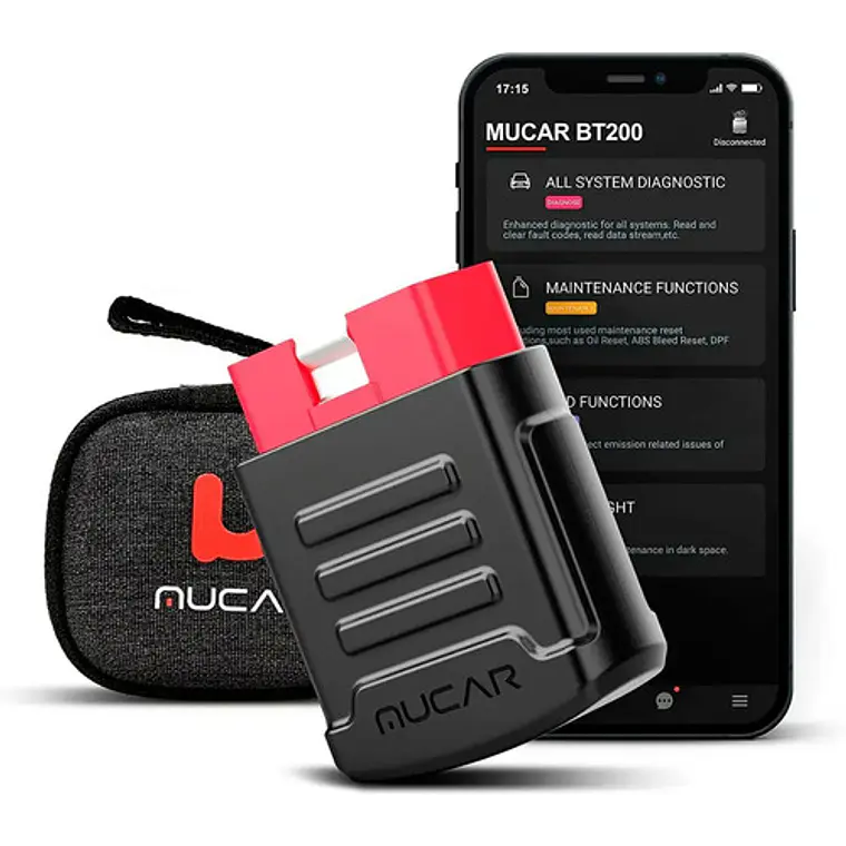 Scanner Automotriz Obd2 Mucar Bt200 Pro Todas Marcas Libres 1