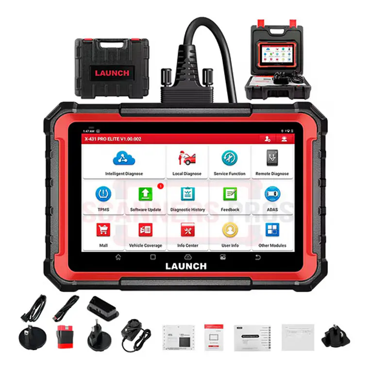 Scanner Automotriz Launch X431 Pro Elite 12v Última Versión 1