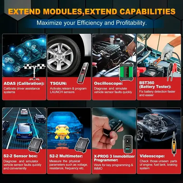 Scanner Automotriz Launch X431 Pro Elite 12v Última Versión 8