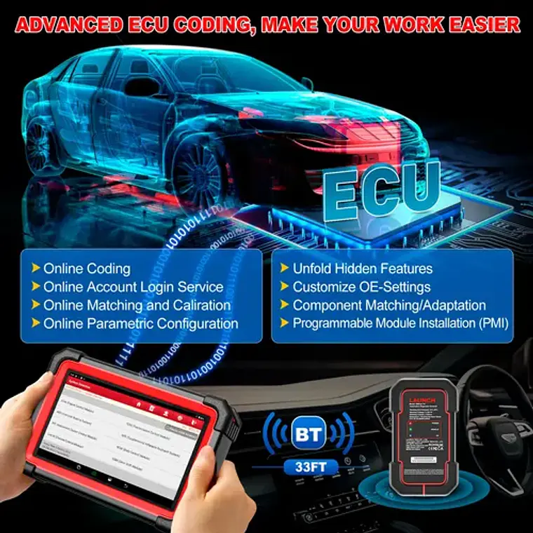 Scanner Automotriz Obd2 Launch Crp919ebt 12v Última Versión 6