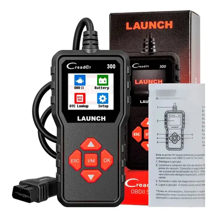Scanner Automotriz Multimarca Obd2 Launch Creader 300 1
