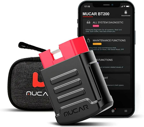Scanner Automotriz Obd2 Mucar Bt200 Pro Todas Marcas Libres