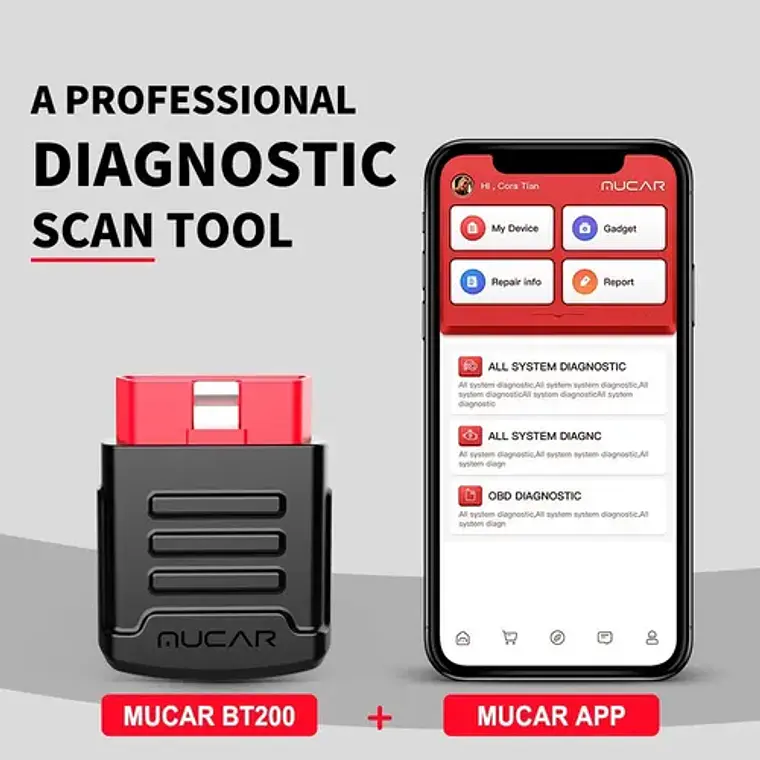 Scanner Automotriz Obd2 Mucar Bt200 Pro Todas Marcas Libres 4