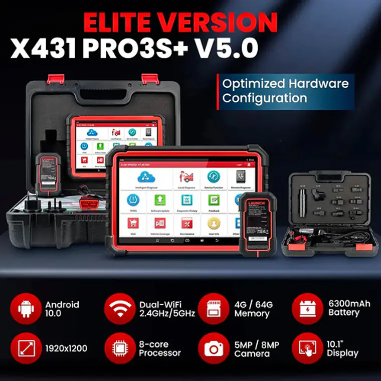 Scanner Automotriz Launch X431 Pro3 S 12v Última Versión 3