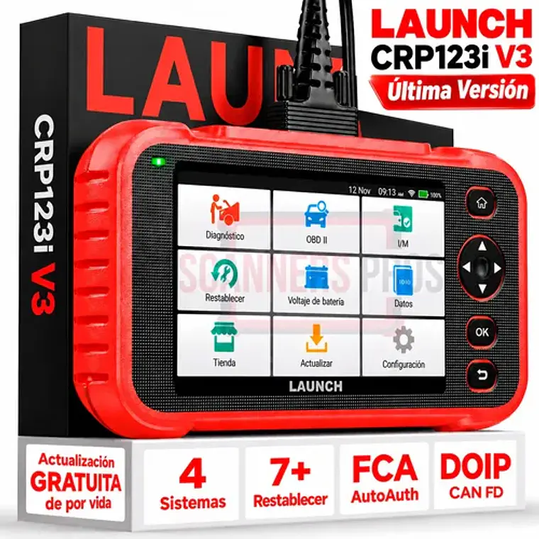 Scanner Automotriz Obd2 Launch Crp123i V3 Última Versión 1