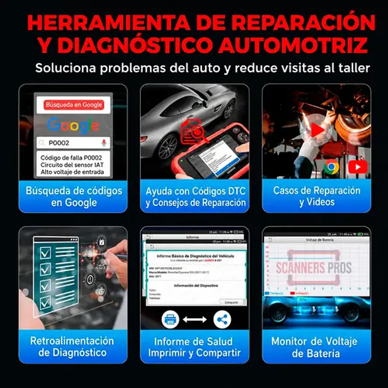 Scanner Automotriz Obd2 Launch Crp123i V3 Última Versión 7