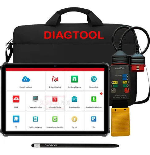 Scanner Automotriz Multimarca Profesional Diagtool 12v Y 24v