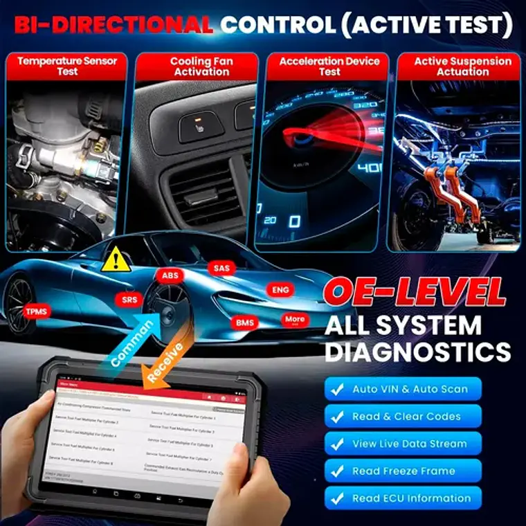 Scanner Automotriz Launch X431 Pro3 S Elite Última Versión 4