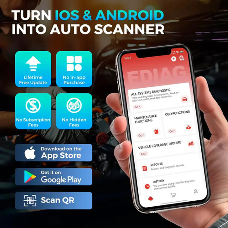 Scanner Automotriz Obd2 Ediag Elite Todas Marcas Libres 2