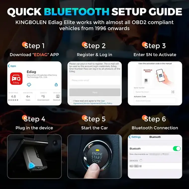 Scanner Automotriz Obd2 Ediag Elite Todas Marcas Libres 9