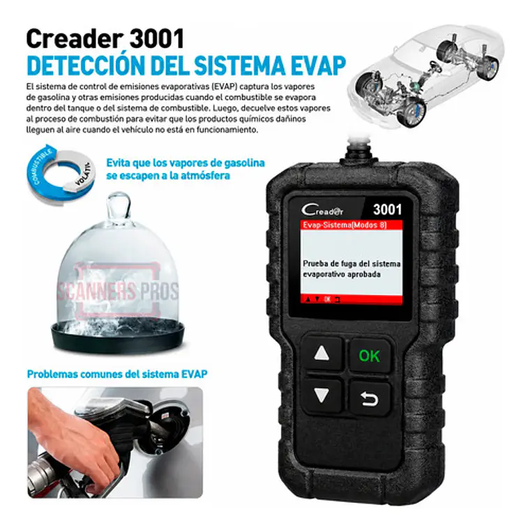 Scanner Automotriz Multimarca Obd2 Launch Creader 3001 6