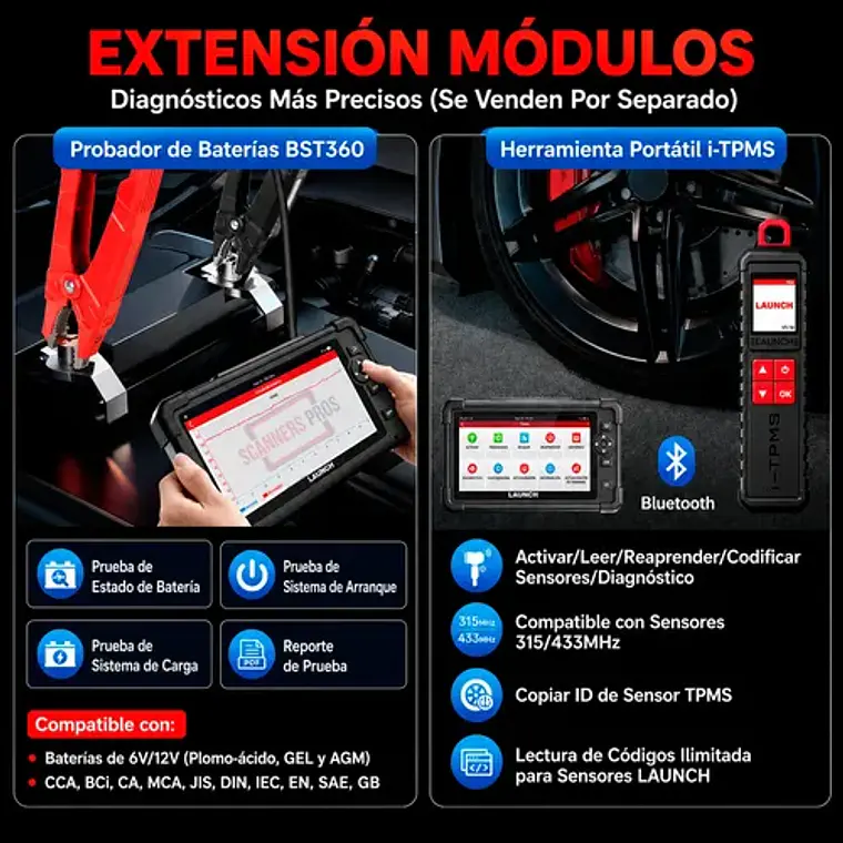 Scanner Automotriz Obd2 Launch Crp919e V2 Última Versión 8