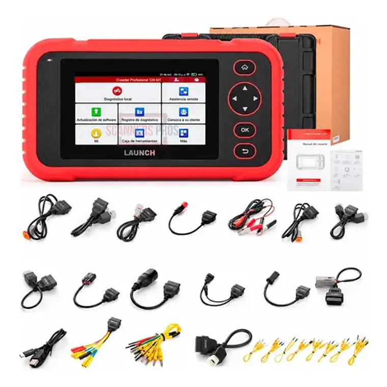 Scanner Para Motocicletas Multimarca Obd2 Launch Crp129 Mt 2