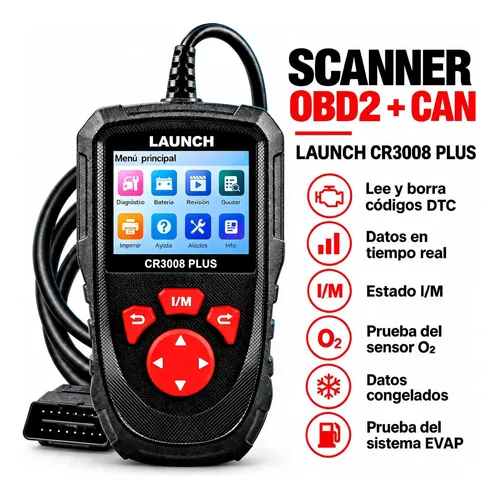 Scanner Automotriz Multimarca Obd2 Launch Creader 3008 Plus