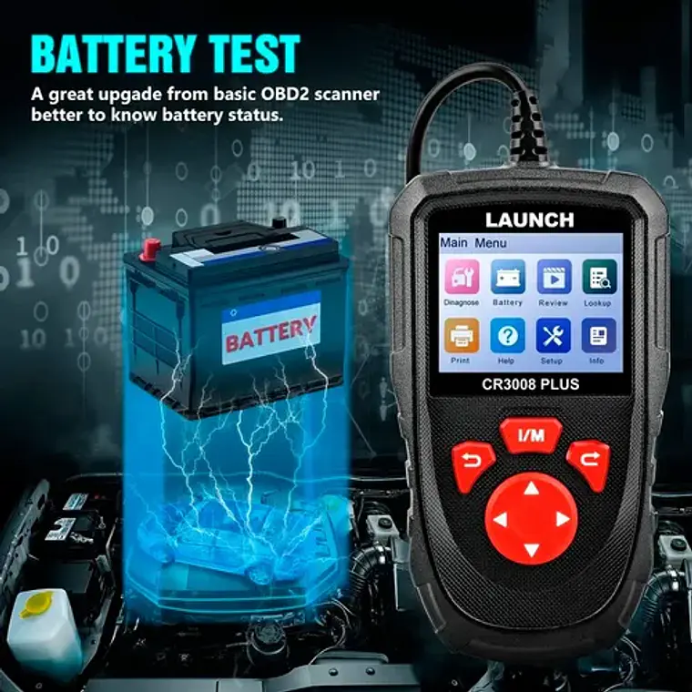 Scanner Automotriz Multimarca Obd2 Launch Creader 3008 Plus 8