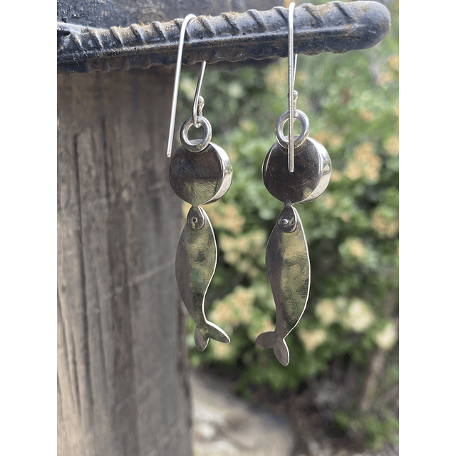 Aros Peces Lapislázuli