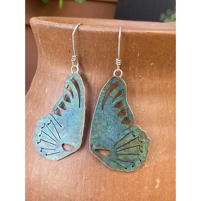 Aros Mariposa Oreja de Zorro