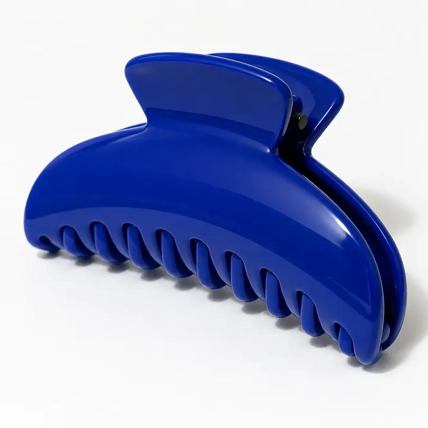 Gancho de cabelo grande azul-cobalto 1