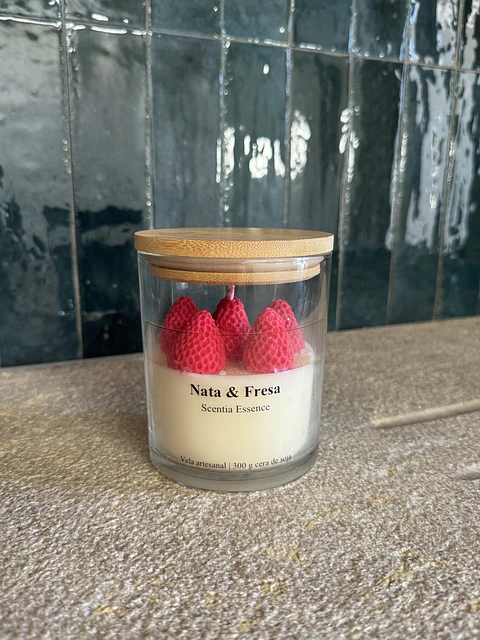 Vela Fresas con Nata 
