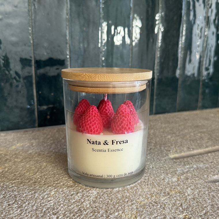 Vela Fresas con Nata  1